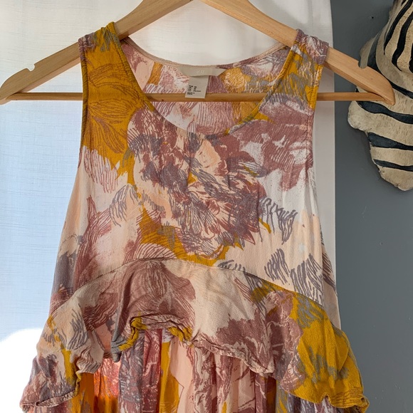 NWOT 🌞 Beautiful Yellow Floral Maxi Dress - Picture 3 of 4
